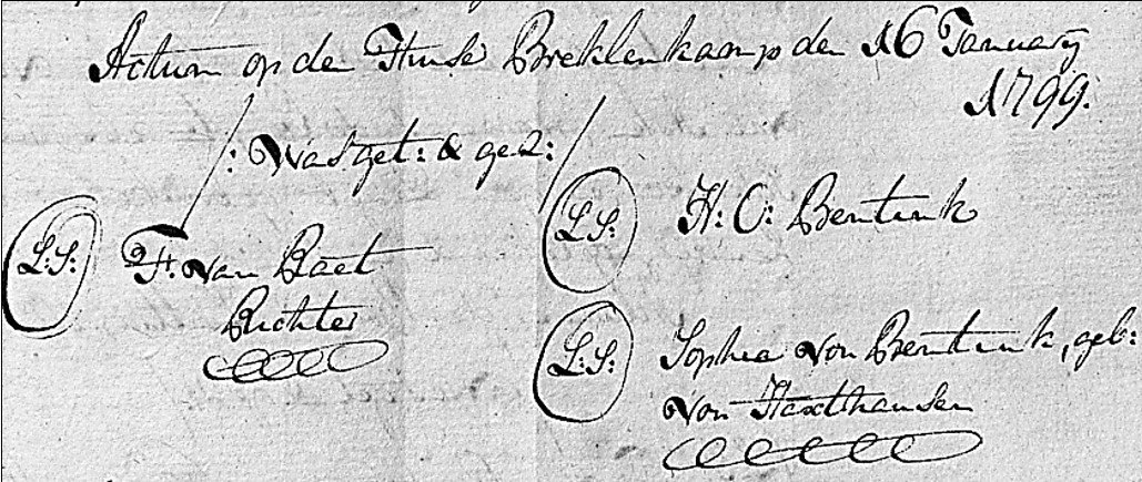1799-02-16 Jan Hendrik Stokke nu Tijscholte koopt plaatse Tijscholte
