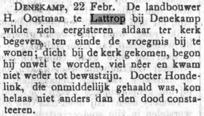 1904-02-22 Landbouwer H Oortman in Lattrop wordt onwel (Tubantia)