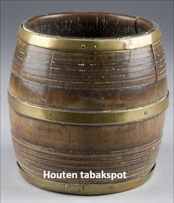 Houten tabakspot