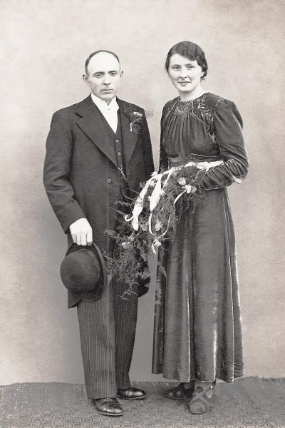 81 Bernard Tijscholte en Marie Lammerink (Reutum) Lattrop 1940