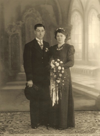 84 Frans Scholte Lubberink (Veldboer Lattrop) en Marie Nijmeijer (Weerselo) 1940