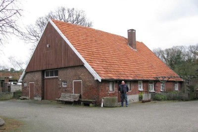 26 Oude boerderij 'Brookhuis geboren Scholten' op 'Steenkamp' Lattrop (met Theo)