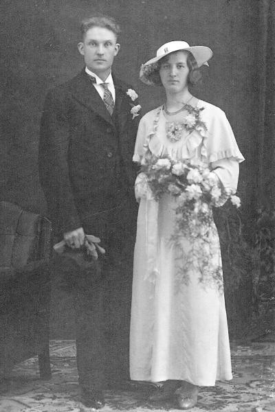 14 Aleida Maria Meijners (Rammelhuis) Lattrop en Gerard Johannes Plechelmus  Heideman Oldenzaal 1936
