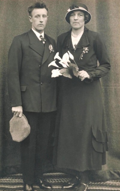 51 Hendrik Niehof (Koole Hendrik) Lattrop en Trui Mulstege uit Vasse 1934