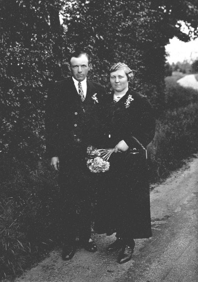 65 Johan Niehof (Dolf)  Breklenkamp en Marie Horsthuis (Hösboer) Lattrop 11-05-1938