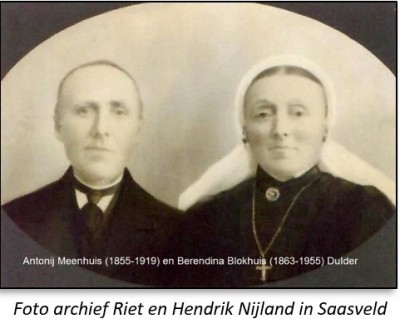 Antonij Meenhuis (1855-1919) en Berendina Blokhuis (1863-1955) Dulder