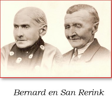 Bernard Rerink en San Rerink-Vennegoor op Weljanshuis in Oud Ootmarsum