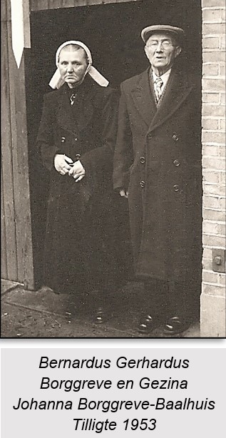 Bernardus Gerhardus Borggreve en Gezina Johanna Baalhuis Tilligte 1953