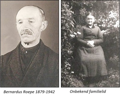 Bernardus Roepe 1879-1942 en onbekend familielid Morsman Lattrop