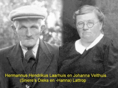 Dieks Laarhuis en Hanna Velthuis Lattrop