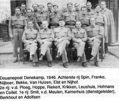 Douanepost Rammelbeek bij Denekamp 1946