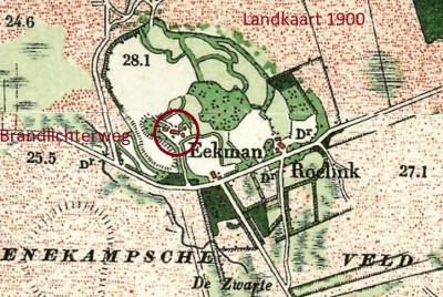 Eekman Buurtschap Denekamp (landkaart 1900)