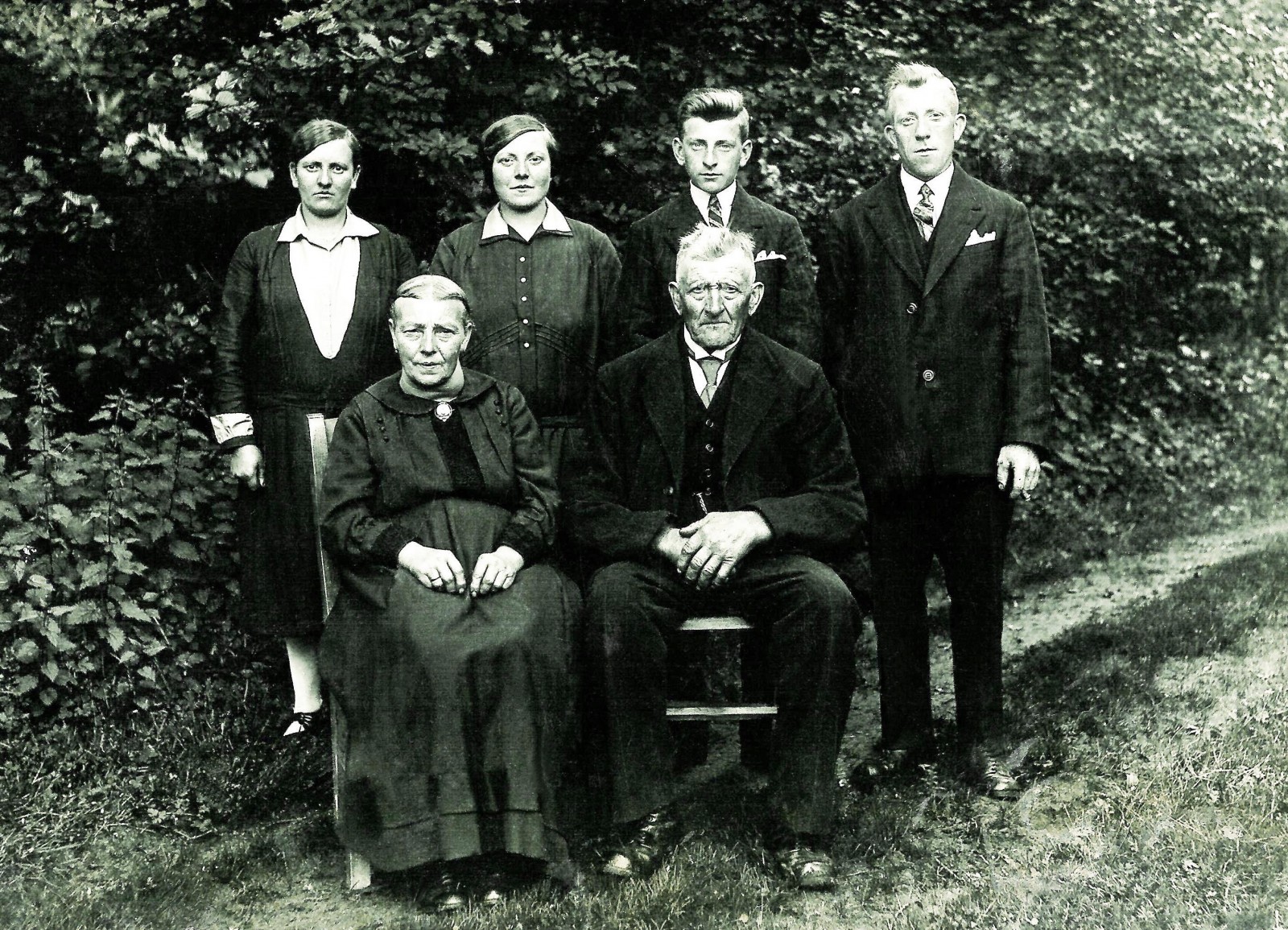 Familie Damhuis-Schnoing in Wietmarschen 1928