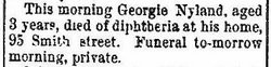 George Nyland overleden oud 3 jaar  04-12-1896