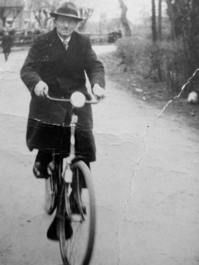 Gerard Keuters Lattrop op de fiets