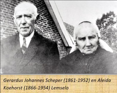 Gerardus Johannes Scheper (1861-1952) en Aleida Koehorst (1866-1954) Lemselo