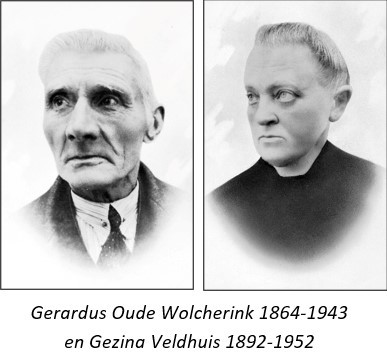 Gerardus Oude Wolcherink 1864-1943 en Gezina Veldhuis 1892-1952