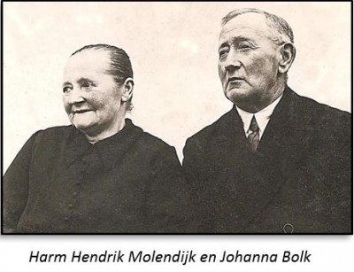Harm Hendrik Molendijk en Johanna Bolk