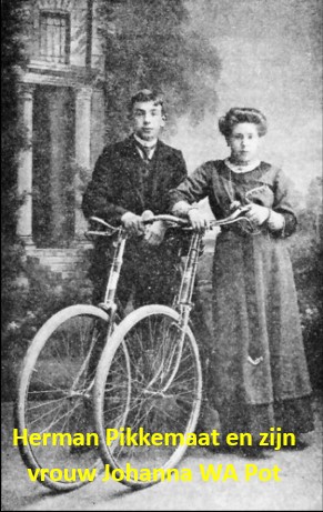 Herman Pikkemaat Klein Agelo en zijn vrouw Johanna W.A. Pot