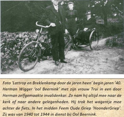 Herman Wigger (Ool Beernink Herman) en Trui Horsthuis Lattrop 1941