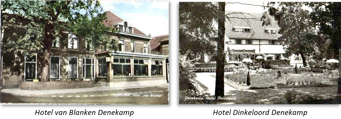 Hotel van Blanken in Denekamp en Dinkeloord in Beuningen 