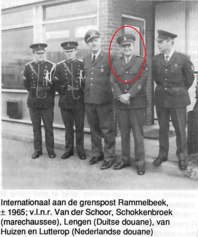 Internationaal aan de grenspost Rammelbeek bij Denekamp