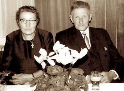 Jan Busscher en Marie Ruël (25 Jr Huwelijk 1967)