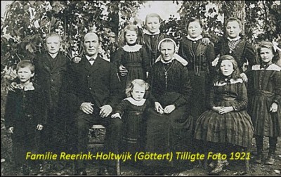 Familie reerink-Holtwijk (Göttert) Tilligte Foto 1921