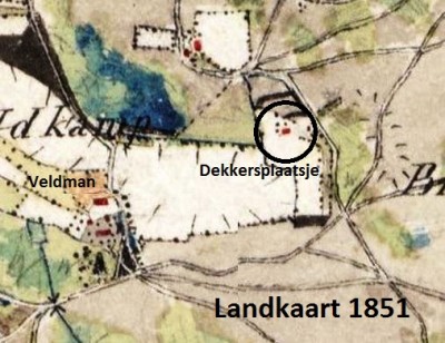 Landkaart 1851