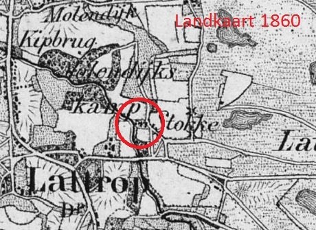 Landkaart 1860