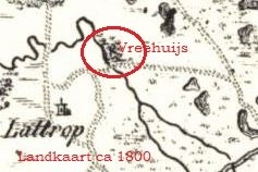 Landkaart Lattrop-Breklenkamp 1822