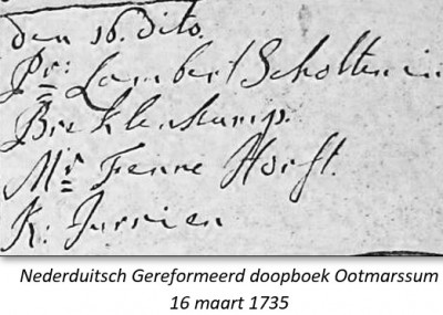 NG doopboek Ootmarssum Jurrien Scholten 16-03-1735