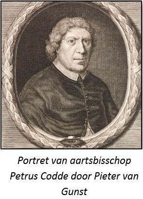 Portret van aartsbisschop Petrus Codde door Pieter van Gunst