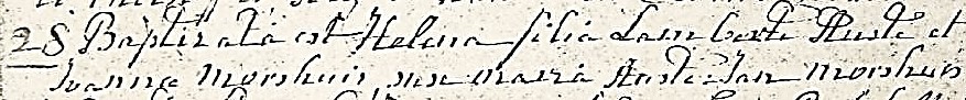 RC doopboek Denekamp Helena Auste 28-1-1786 Beuningen