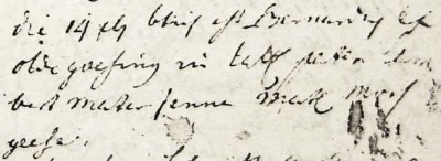 RC doopboek Ootmarssum Bernardus ex olde Goesing zv Lambert en Fenne 14-12-1723