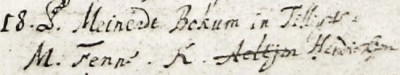 RC doopboek Ootmarssum Hendrikjen ten Bokum 18-04-1697