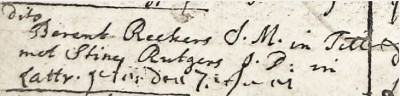 RC trouwboek Ootmarssum Berent Reekers en Stine Rutgers 07-06-1733