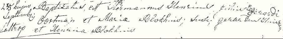 RK doopboek Lattrop 25 september 1832 Hermannus  Henricus Oortman Lattrop