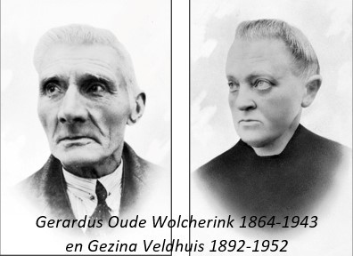 Gerardus Oude Wolcherink 1864-1943 en Gezina Veldhuis 1892-1952