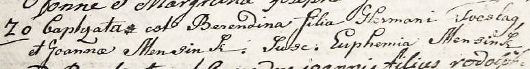 Doopboek Ootmarsum Toeslag Berendina dv Hermanus Toeslag en Joanna Mensink 20-08-1795