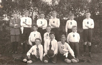 Voetbal bij de Dinkel Lattrop en Tilligte plm 1928